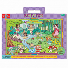 T.S. Shure Fairy Fun Magnetic Playboard and Puzzle - 45-piece