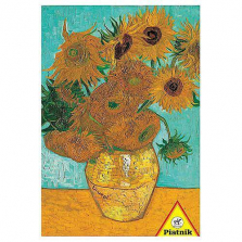 Van Gogh Vase with Sunflowers Jigsaw Puzzle - 1000-Piece