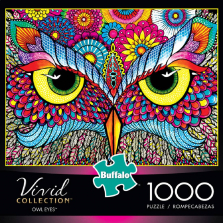 Buffalo Games Vivid Collection Owl Eyes Puzzle - 1000-piece