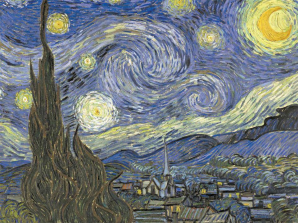 Vincent Van Gogh Starry Night 100 Piece Jigsaw Puzzle