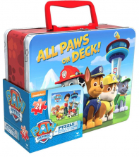 Girls Lunch Box Tins-Paw Patrol