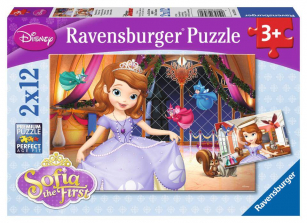 Disney Jr. Sofia the First - Princess Sofia (2 x 12 Piece Puzzles)