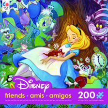 Disney Friends Alice in Wonderland Jigsaw Puzzle - 200-Piece