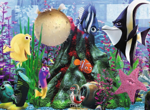 Disney Pixar 100pc Puzzles in Suitcase-Finding Nemo