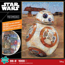 Star Wars Photo Mosaic Jigsaw Puzzle 1000-Piece - BB8