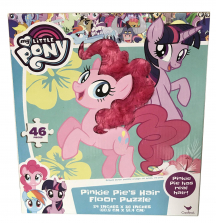 My Little Pony Pinkie Pie's Hair Floor Jigsaw Puzzle - 46-piece