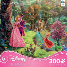 Ceaco Disney Thomas Kinkade Beautiful Sleeping Beauty Jigsaw Puzzle - 300-piece