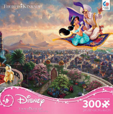 Ceaco Disney Thomas Kinkade Aladdin Jigsaw Puzzle - 300-piece