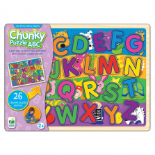 The Learning Journey My First Lift and Learn ABC Chunky Wooden Puzzle - 26-piece