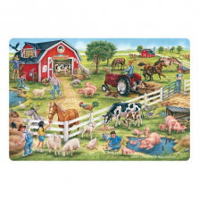 T.S. Shure On the Farm Jumbo Floor Puzzle - 24-Piece