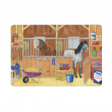 T.S.Shure Horse Stable Jumbo Floor Puzzle - 24-Piece