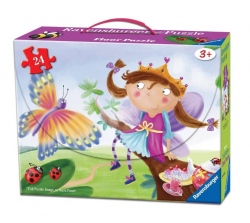 Princess Puzzle in a Suitcase Box - 24-Piece