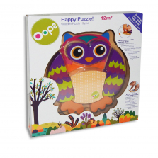 Oops Owl Happy Wooden Puzzle - 9-piece