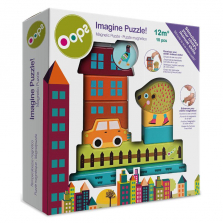 Oops Imagine Hedgehog Wooden Puzzle - 10 piece