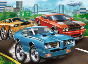 Ravensburger Muscle Cars - 60 Piece Puzzle