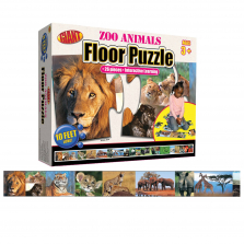 Giant Zoo Animals Floor Puzzle - 26-piece