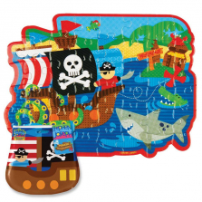 Stephen Joseph Pirate Jigsaw Puzzle - 48-Piece