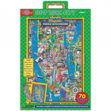 T.S. Shure New York City Magnetic Playboard and Puzzle