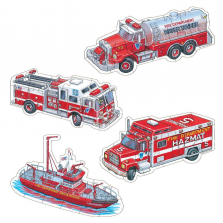 T.S.Shure To the Rescue! Shaped Jumbo Floor Puzzles - 48-Piece