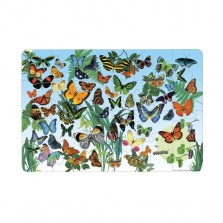 T.S.Shure Butterflies of the World Jumbo Floor Puzzle - 24-Piece