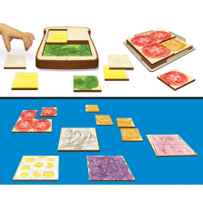 Sandwich Layered Wooden Puzzle - 4-piece