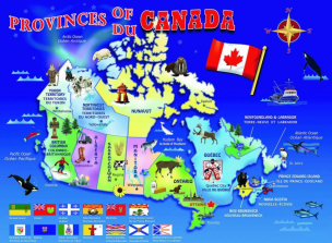 Ravensburger Map of Canada 100 Piece Puzzle