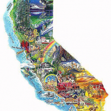 Sun & Fun California Jigsaw Puzzle - 1000-Piece
