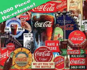 Coca-Cola Decades of Tradition 1000 Piece Jigsaw Puzzle