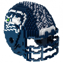 Forever Collectibles 3D BRXLZ Mini Helmet Puzzle 1400-Piece - Seattle Seahawks