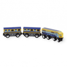 Imaginarium Passenger Train 3 Pack - Blue/Yellow