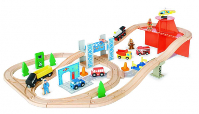 Imaginarium Rescue Wooden Train Set