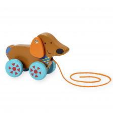 Imaginarium Wooden Puppy Pull Toy