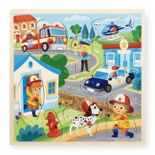 Imaginarium 8 Piece Peg Puzzle - Rescue