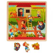 Imaginarium Peg Puzzle 8-Piece - Treehouse