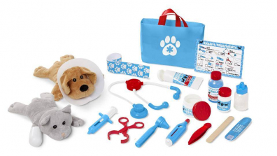 Melissa & Doug Examine and Treat Pet Vet Play Set - 24 Piece