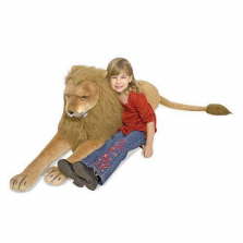 Melissa & Doug Giant Lion - Lifelike Stuffed Animal (over 6 feet long)