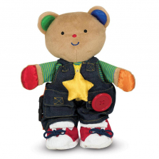 Melissa & Doug K's Kids Stuffed Teddy Wear Educational Toy