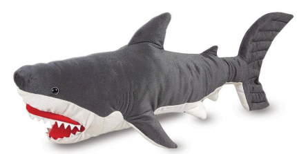 Melissa & Doug Giant Shark - Lifelike Stuffed Animal (over 3 feet long)