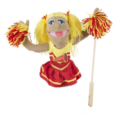 Melissa & Doug Cheerleader Stuffed Puppet