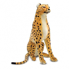 Melissa & Doug Giant Cheetah - Lifelike Stuffed Animal (over 4 feet long)