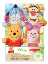 Melissa & Doug Disney Winnie the Pooh 10 inch Soft and Cuddly Hand Puppets