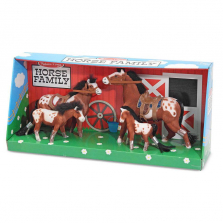 Melissa & Doug Horse Family With 4 Collectible Horses