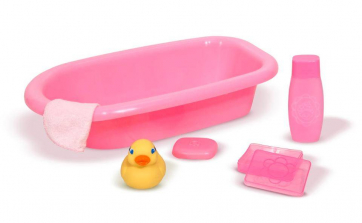 Melissa & Doug Mine to Love Baby Doll Bathtub and Accessories Set (6 pcs)