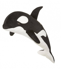 Melissa & Doug Giant Orca Whale - Lifelike Stuffed Animal (over 3 feet long)