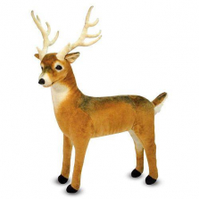 Melissa & Doug Giant Deer - Lifelike Stuffed Animal (over 3 feet long)