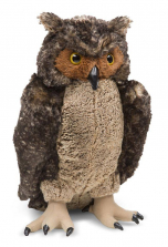 Melissa & Doug Giant Owl - Lifelike Stuffed Animal (17 inches tall)