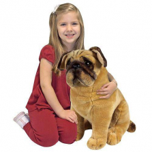 Melissa & Doug Pug Dog - Lifelike Stuffed Animal