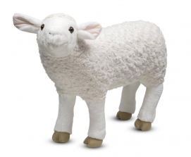 Melissa & Doug Giant Sheep - Lifelike Stuffed Animal (nearly 2 feet tall)