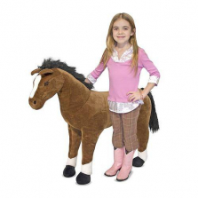 Melissa & Doug Giant Horse - Lifelike Stuffed Animal (nearly 3 feet tall)