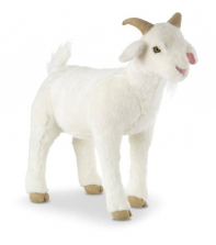 Melissa & Doug 22 inch Stuffed Goat - White